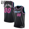 Dres Miami Heat Prilagođeni Nike 2025-26 City Edition Crno Swingman - Dječji
